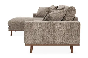 Copenhagen Premium 4-sits Vänstervänd L-formad Djup Divansoffa i Chenille - Brun - Möbler - Soffa - Divansoffa & schäslongsoffa - 4 sits soffa med divan