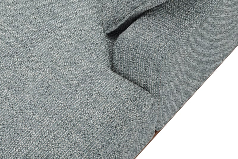 Copenhagen Premium 5-sits Vänstervänd U-formad Djup Soffa med Divan och Schäslong i Chenille - Grå/Blå - Möbler - Soffa - U-soffa