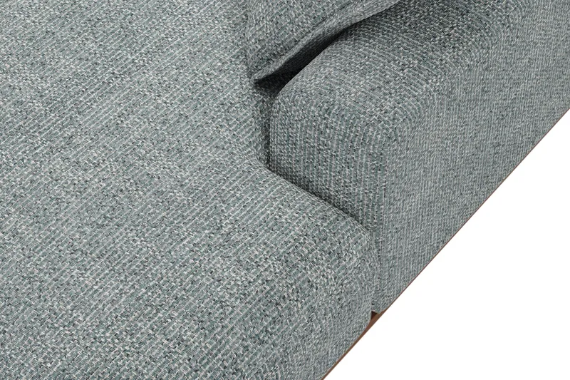 Copenhagen Premium 5-sits Vänstervänd U-formad Djup Soffa med Divan och Schäslong i Chenille - Grå/Blå - Möbler - Soffa - U-soffa