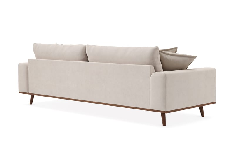 Copenhagen Premium Djup 4-sits Soffa i Chenille - Beige - Möbler - Soffa - 4 sits soffa