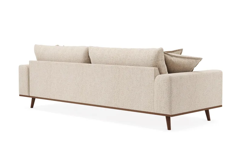 Copenhagen Premium Djup 4-sits Soffa i Chenille - Beige - Möbler - Soffa - 4 sits soffa