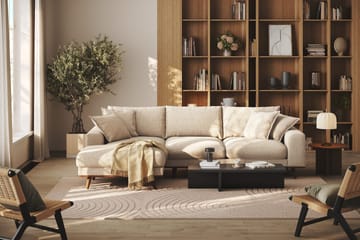 Copenhagen Premium 4-sits Vänstervänd L-formad Djup Divansoffa i Chenille - Beige - Möbler - Soffa - Divansoffa & schäslongsoffa - 4 sits soffa med divan