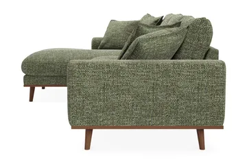 Copenhagen Premium 4-sits Vänstervänd L-formad Djup Divansoffa i Chenille - Grön - Möbler - Soffa - Divansoffa & schäslongsoffa - 4 sits soffa med divan