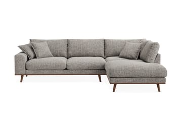 Copenhagen Premium 4-sits Högervänd L-formad Djup Schäslongsoffa i Chenille