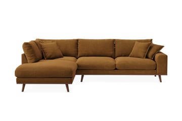 Copenhagen Premium 4-sits Vänstervänd L-formad Djup Schäslongsoffa i Tyg