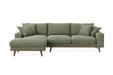Copenhagen Premium 4-sits Vänstervänd L-formad Djup Divansoffa i Chenille