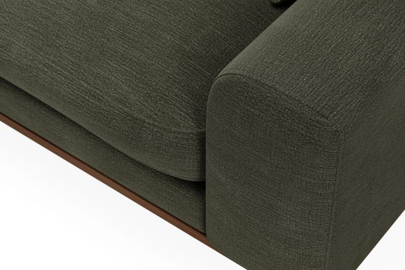 Copenhagen Premium 4-sits Vänstervänd L-formad Djup Divansoffa i Tyg - Grön - Möbler - Soffa - Divansoffa & schäslongsoffa - 4 sits soffa med divan