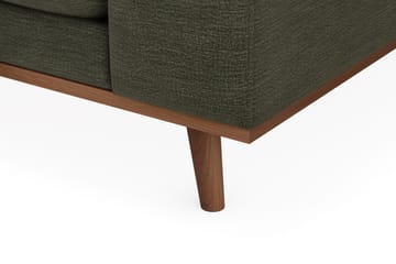 Copenhagen Premium 4-sits Vänstervänd L-formad Djup Schäslongsoffa i Tyg - Grön - Möbler - Soffa - Divansoffa & schäslongsoffa - 4 sits soffa med divan