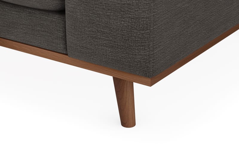 Copenhagen Premium 4-sits Vänstervänd L-formad Djup Schäslongsoffa i Tyg - Mörkgrå - Möbler - Soffa - Divansoffa & schäslongsoffa - 4 sits soffa med divan