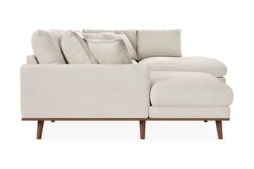 Copenhagen Premium 5-sits Vänstervänd U-formad Djup Soffa med Divan och Schäslong i Tyg - Ljusbeige - Möbler - Soffa - U-soffa
