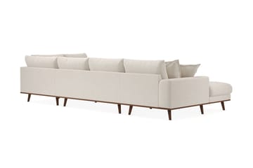 Copenhagen Premium 5-sits Vänstervänd U-formad Djup Soffa med Divan och Schäslong i Tyg - Ljusbeige - Möbler - Soffa - U-soffa
