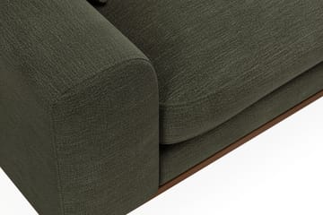 Copenhagen Premium 4-sits Högervänd L-formad Djup Divansoffa i Tyg - Grön - Möbler - Soffa - Divansoffa & schäslongsoffa - 4 sits soffa med divan