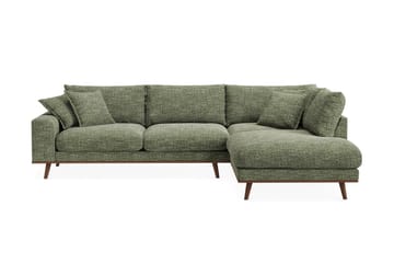 Copenhagen Premium 4-sits Högervänd L-formad Djup Schäslongsoffa i Chenille