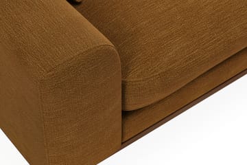 Copenhagen Premium 4-sits Högervänd L-formad Djup Schäslongsoffa i Tyg - Senapsgul - Möbler - Soffa - Divansoffa & schäslongsoffa - 4 sits soffa med divan