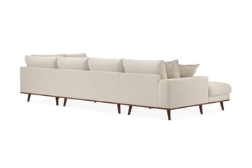 Copenhagen Premium 5-sits Vänstervänd U-formad Djup Soffa med Divan och Schäslong i Tyg - Beige - Möbler - Soffa - U-soffa