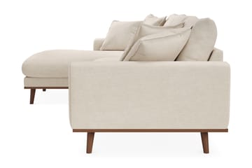 Copenhagen Premium 4-sits Vänstervänd L-formad Djup Divansoffa i Tyg - Beige - Möbler - Soffa - Divansoffa & schäslongsoffa - 4 sits soffa med divan