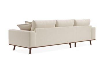 Copenhagen Premium 4-sits Vänstervänd L-formad Djup Divansoffa i Tyg - Beige - Möbler - Soffa - Divansoffa & schäslongsoffa - 4 sits soffa med divan