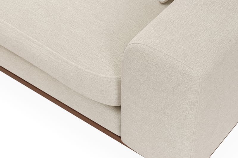 Copenhagen Premium 4-sits Vänstervänd L-formad Djup Divansoffa i Tyg - Beige - Möbler - Soffa - Divansoffa & schäslongsoffa - 4 sits soffa med divan