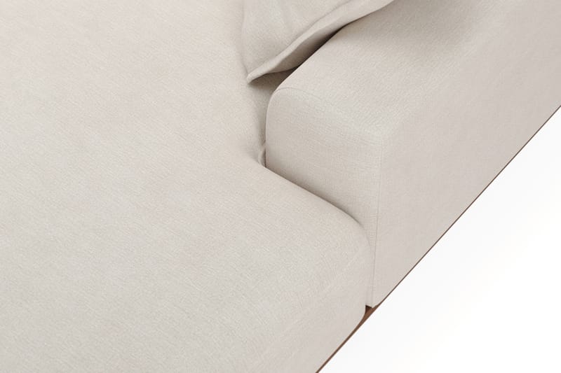 Copenhagen Premium 5-sits Högervänd U-formad Djup Soffa med Divan och Schäslong i Tyg - Ljusbeige - Möbler - Soffa - U-soffa