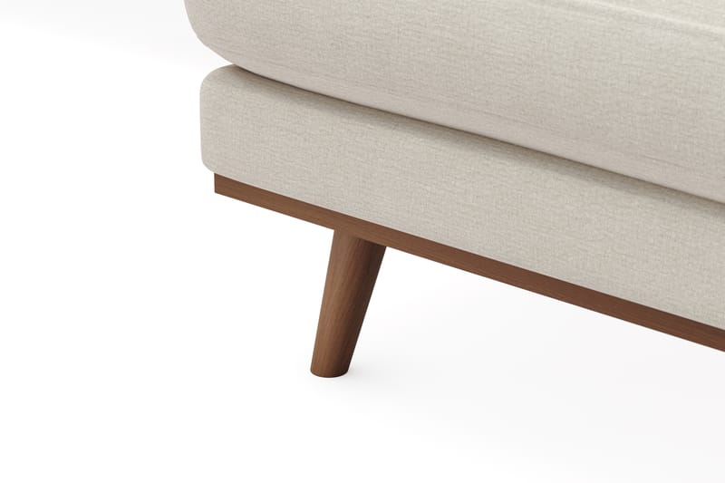 Copenhagen Premium 5-sits Högervänd U-formad Djup Soffa med Divan och Schäslong i Tyg - Ljusbeige - Möbler - Soffa - U-soffa