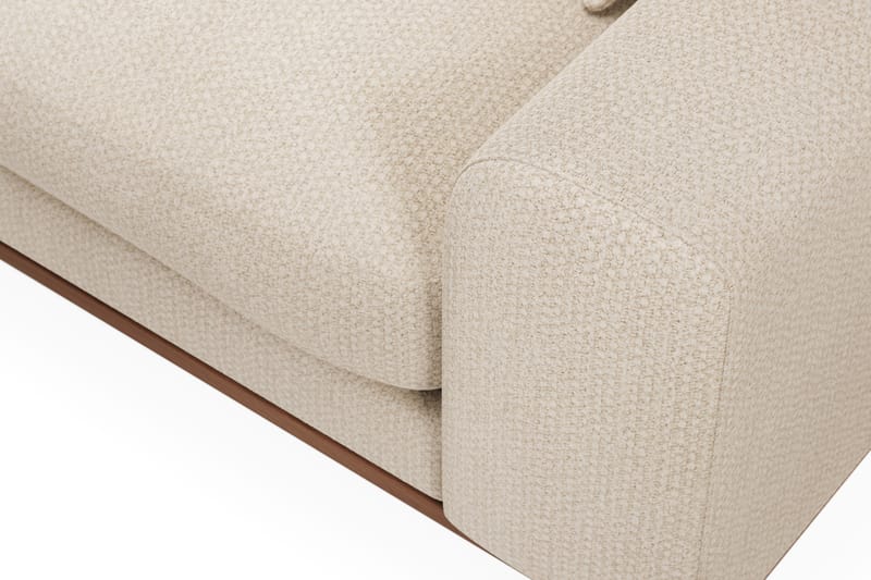 Copenhagen Premium 4-sits Vänstervänd L-formad Djup Divansoffa i Chenille - Ljusbeige - Möbler - Soffa - Divansoffa & schäslongsoffa - 4 sits soffa med divan