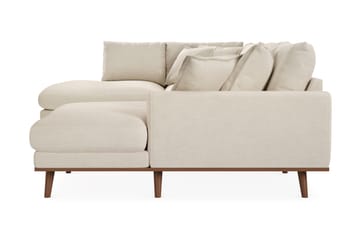 Copenhagen Premium 5-sits Högervänd U-formad Djup Soffa med Divan och Schäslong i Tyg - Beige - Möbler - Soffa - U-soffa