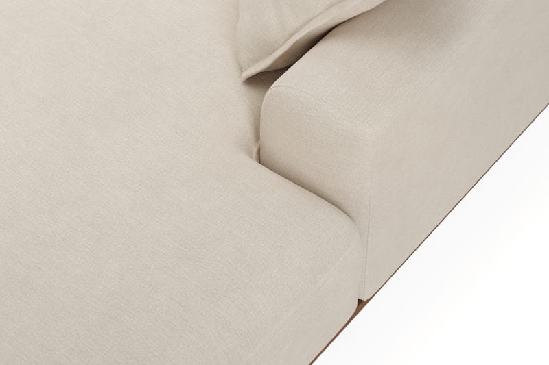 Copenhagen Premium 5-sits Högervänd U-formad Djup Soffa med Divan och Schäslong i Tyg - Beige - Möbler - Soffa - U-soffa