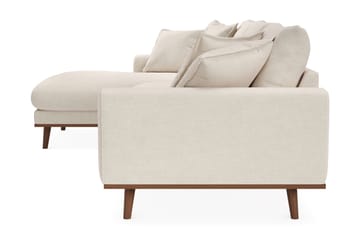 Copenhagen Premium 4-sits Vänstervänd L-formad Djup Divansoffa i Tyg - Ljusbeige - Möbler - Soffa - Divansoffa & schäslongsoffa - 4 sits soffa med divan