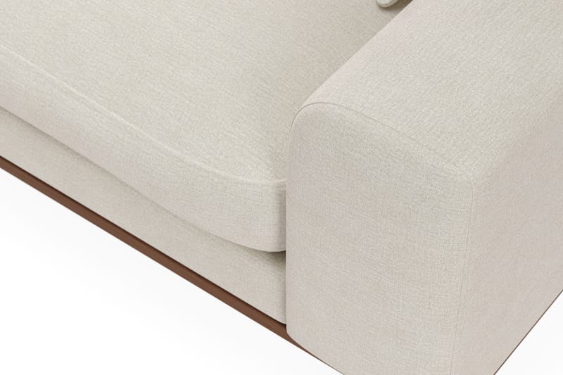 Copenhagen Premium 4-sits Vänstervänd L-formad Djup Divansoffa i Tyg - Ljusbeige - Möbler - Soffa - Divansoffa & schäslongsoffa - 4 sits soffa med divan