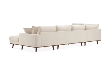 Copenhagen Premium 5-sits Vänstervänd U-formad Djup Soffa med Divan och Schäslong i Chenille - Ljusbeige - Möbler - Soffa - U-soffa