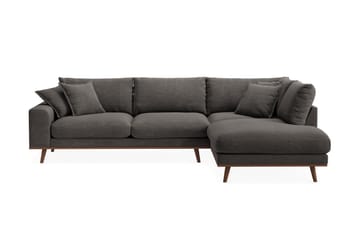 Copenhagen Premium 4-sits Högervänd L-formad Djup Schäslongsoffa i Tyg