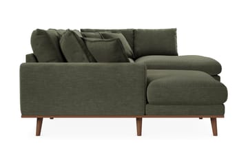 Copenhagen Premium 5-sits Vänstervänd U-formad Djup Soffa med Divan och Schäslong i Tyg - Grön - Möbler - Soffa - U-soffa