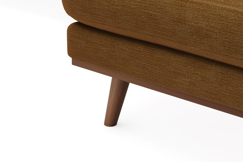 Copenhagen Premium 5-sits Högervänd U-formad Djup Soffa med Divan och Schäslong i Tyg - Senapsgul - Möbler - Soffa - U-soffa