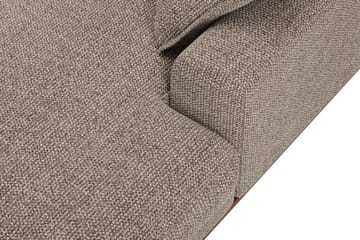 Copenhagen Premium 5-sits Vänstervänd U-formad Djup Soffa med Divan och Schäslong i Chenille - Brun - Möbler - Soffa - U-soffa