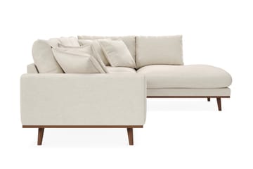 Copenhagen Premium 4-sits Högervänd L-formad Djup Schäslongsoffa i Tyg - Ljusbeige - Möbler - Soffa - Divansoffa & schäslongsoffa - 4 sits soffa med divan