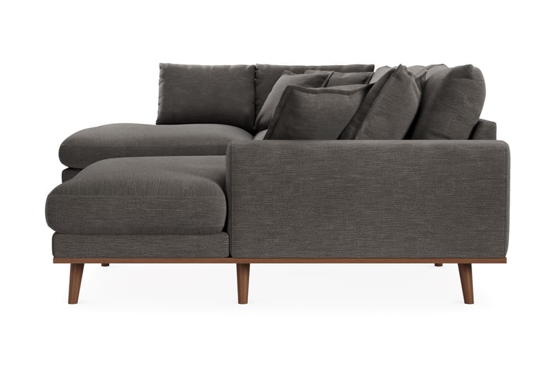 Copenhagen Premium 5-sits Högervänd U-formad Djup Soffa med Divan och Schäslong i Tyg - Mörkgrå - Möbler - Soffa - U-soffa