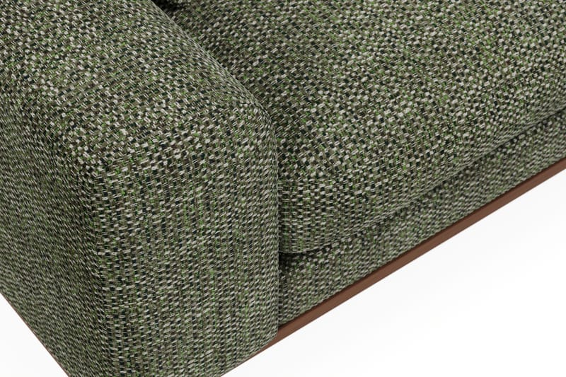 Copenhagen Premium 4-sits Högervänd L-formad Djup Schäslongsoffa i Chenille - Grön - Möbler - Soffa - Divansoffa & schäslongsoffa - 4 sits soffa med divan