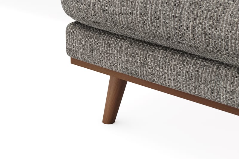 Copenhagen Premium 5-sits Vänstervänd U-formad Djup Soffa med Divan och Schäslong i Chenille - Grå - Möbler - Soffa - U-soffa