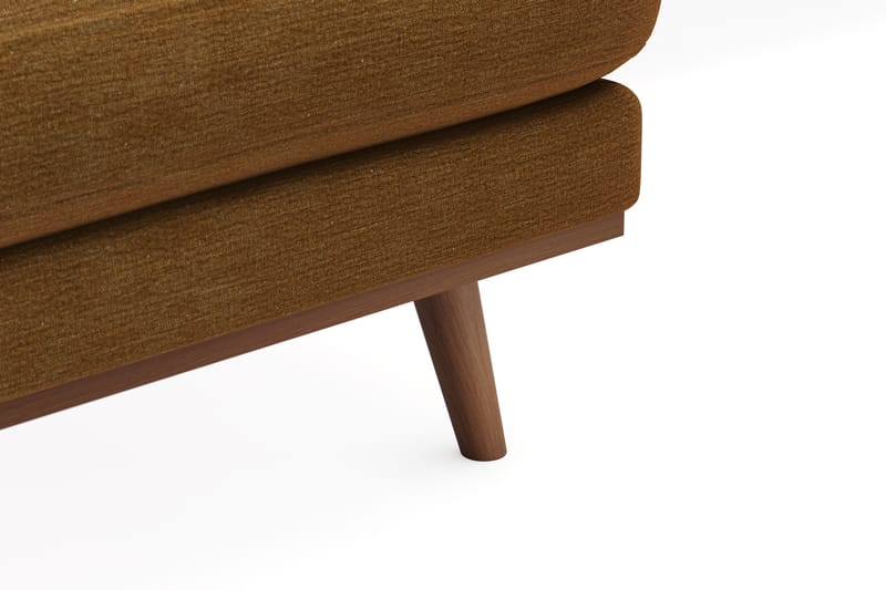 Copenhagen Premium 5-sits Vänstervänd U-formad Djup Soffa med Divan och Schäslong i Tyg - Senapsgul - Möbler - Soffa - U-soffa