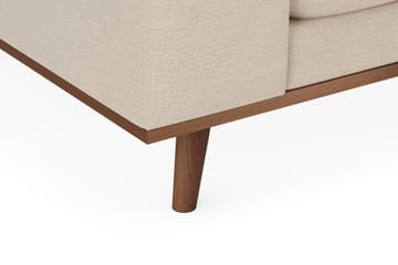 Copenhagen Premium 4-sits Högervänd L-formad Djup Schäslongsoffa i Tyg - Beige - Möbler - Soffa - Divansoffa & schäslongsoffa - 4 sits soffa med divan