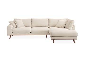 Copenhagen Premium 4-sits Högervänd L-formad Djup Schäslongsoffa i Tyg