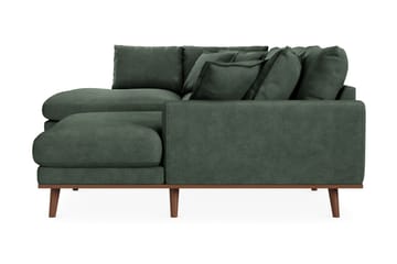 Copenhagen Premium 5-sits Vänstervänd U-formad Djup Soffa med Divan och Schäslong i Tyg - Grön - Möbler - Soffa - U-soffa