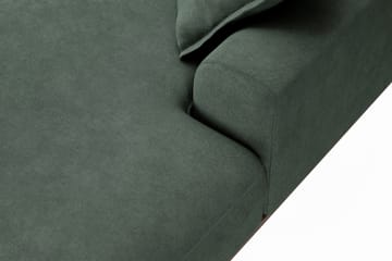 Copenhagen Premium 5-sits Vänstervänd U-formad Djup Soffa med Divan och Schäslong i Tyg - Grön - Möbler - Soffa - U-soffa