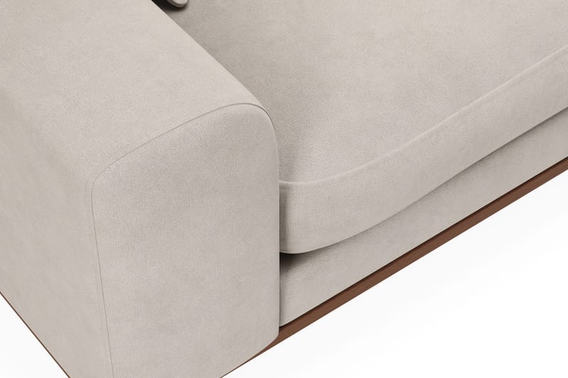 Copenhagen Premium Djup 3-sits Soffa i Chenille - Beige - Möbler - Soffa - 3 sits soffa