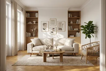 Copenhagen Premium Djup 3-sits Soffa i Chenille - Ljusbeige - Möbler - Soffa - 3 sits soffa