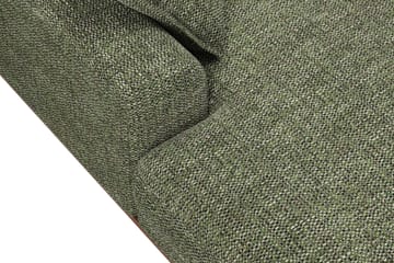 Copenhagen Premium 5-sits Högervänd U-formad Djup Soffa med Divan och Schäslong i Chenille - Grön - Möbler - Soffa - U-soffa