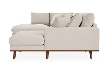 Copenhagen Premium 5-sits Vänstervänd U-formad Djup Soffa med Divan och Schäslong i Tyg - Beige - Möbler - Soffa - U-soffa