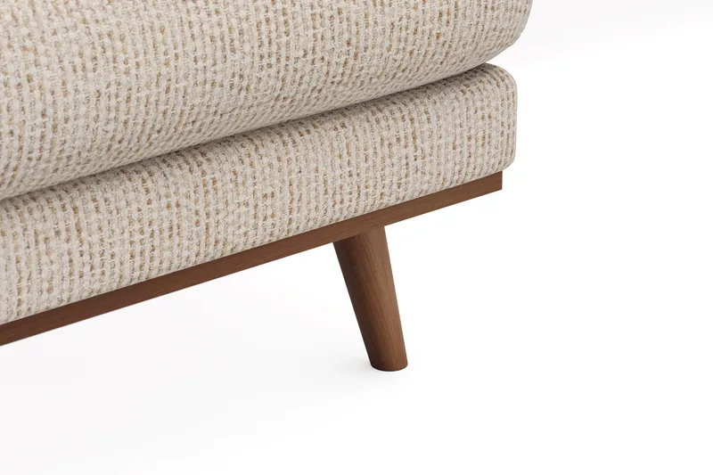 Copenhagen Premium 5-sits Högervänd U-formad Djup Soffa med Divan och Schäslong i Chenille - Beige - Möbler - Soffa - U-soffa