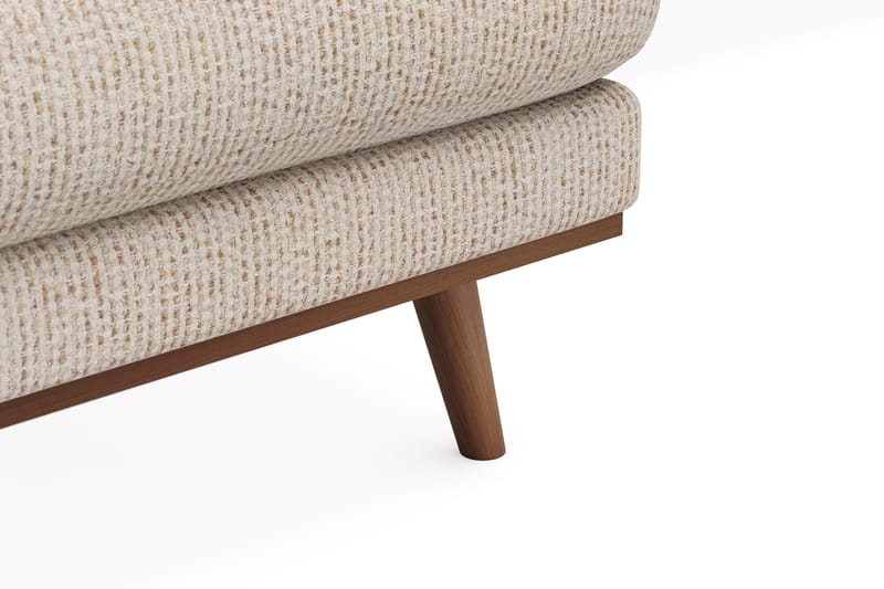 Copenhagen Premium 5-sits Högervänd U-formad Djup Soffa med Divan och Schäslong i Chenille - Beige - Möbler - Soffa - U-soffa