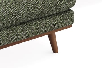 Copenhagen Premium 5-sits Högervänd U-formad Djup Soffa med Divan och Schäslong i Chenille - Grön - Möbler - Soffa - U-soffa